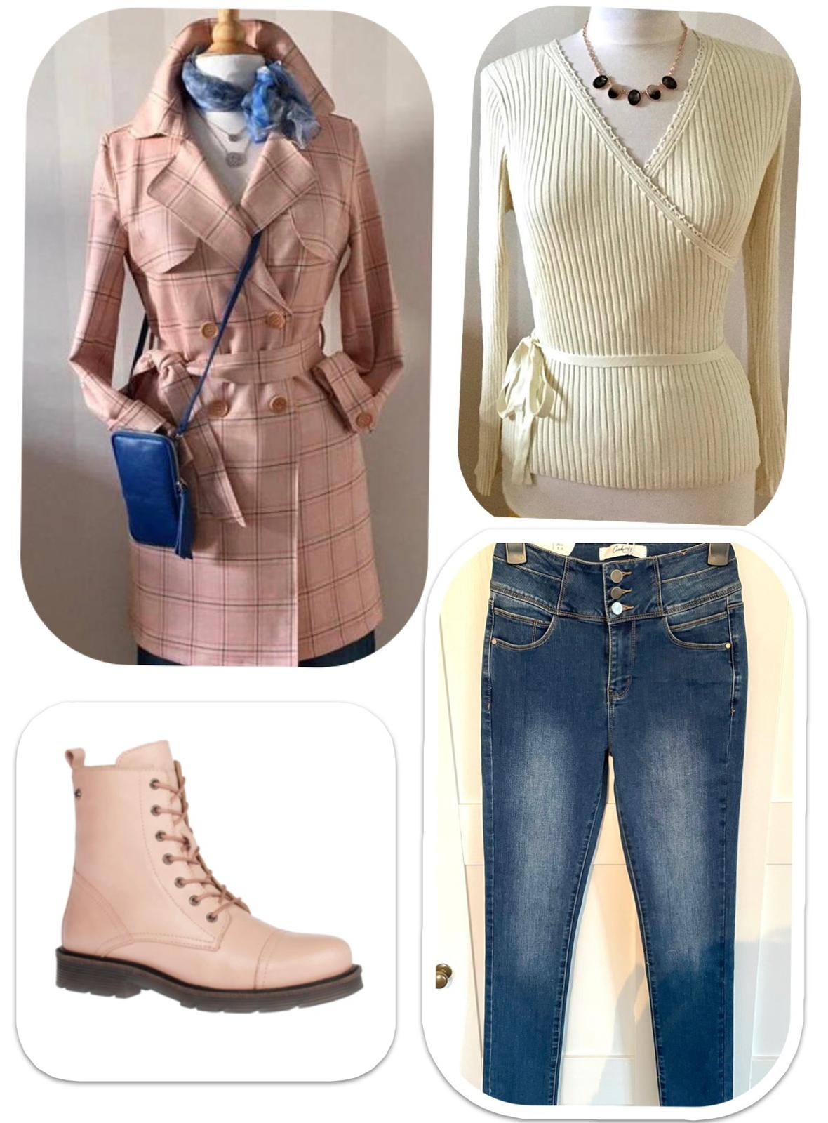 Ladies jacket, jumper, shoes and jeans available online